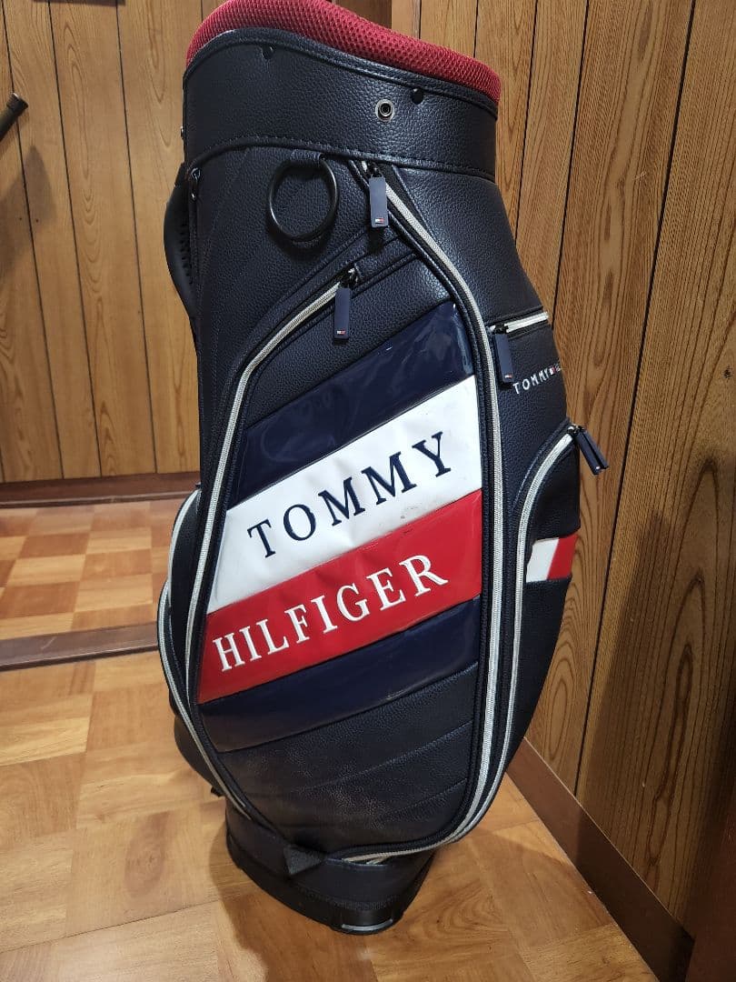 美品   キャディバッグ ネイビー