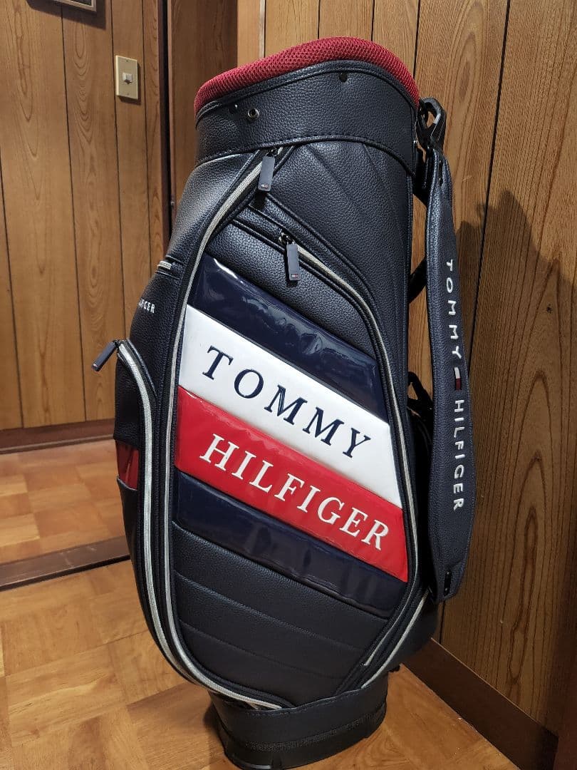 美品   キャディバッグ ネイビー