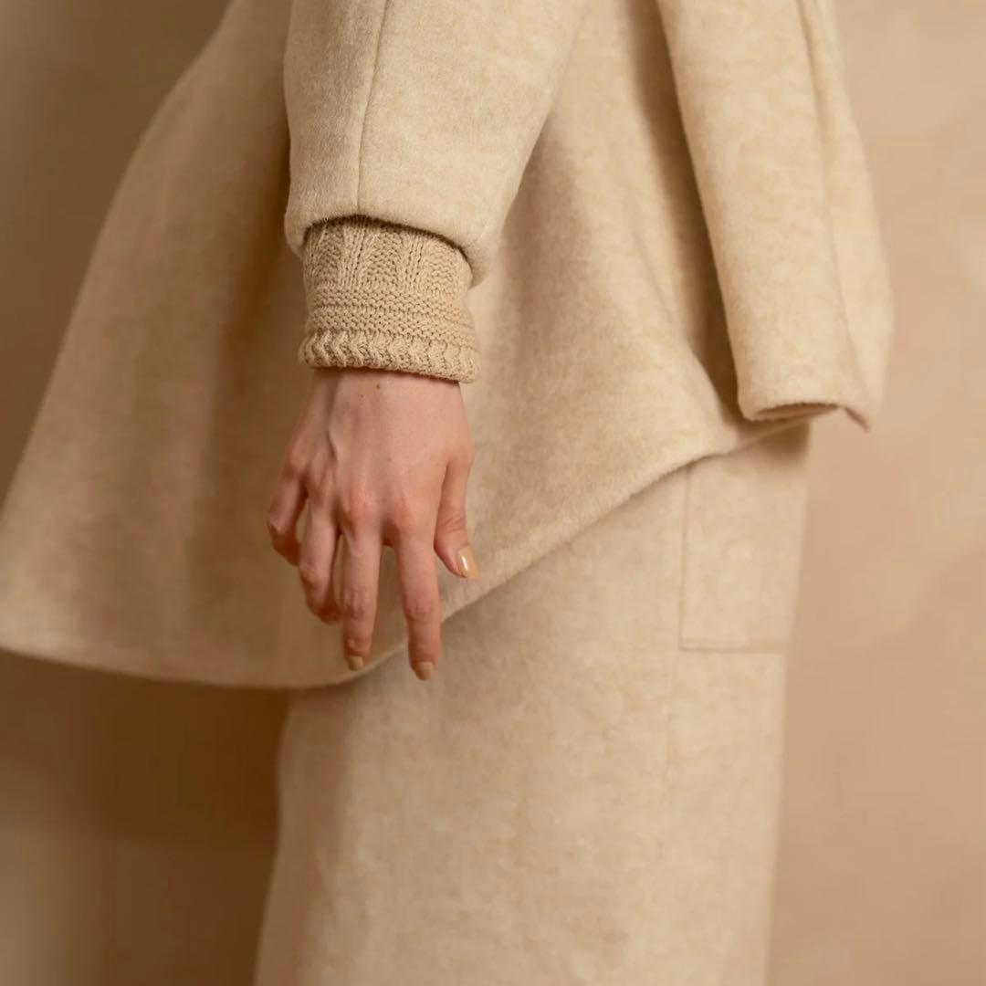 euw layered knit jacket アウター ジャケット