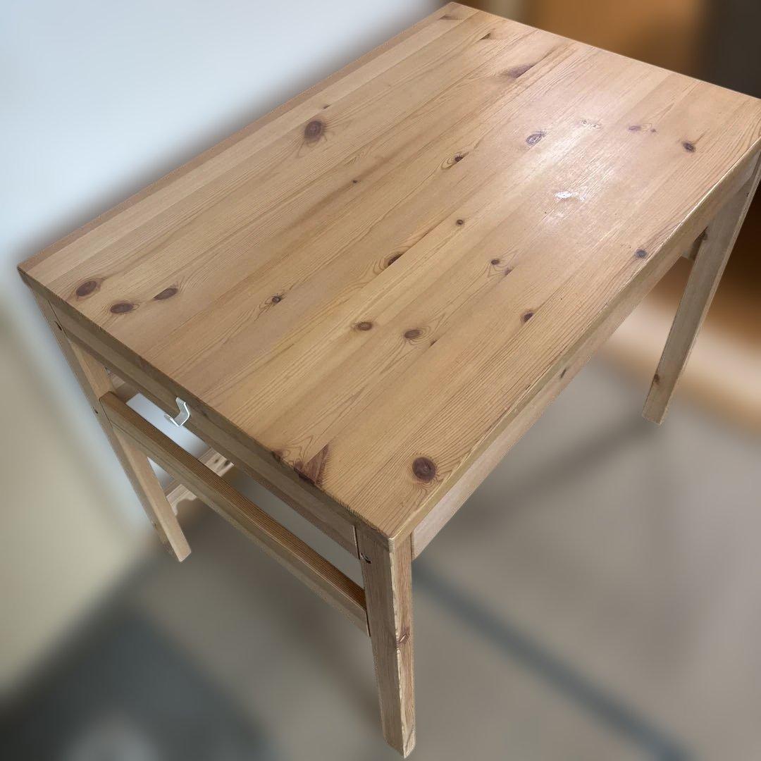 無印良品 パイン材デスク デスクワゴンセット2