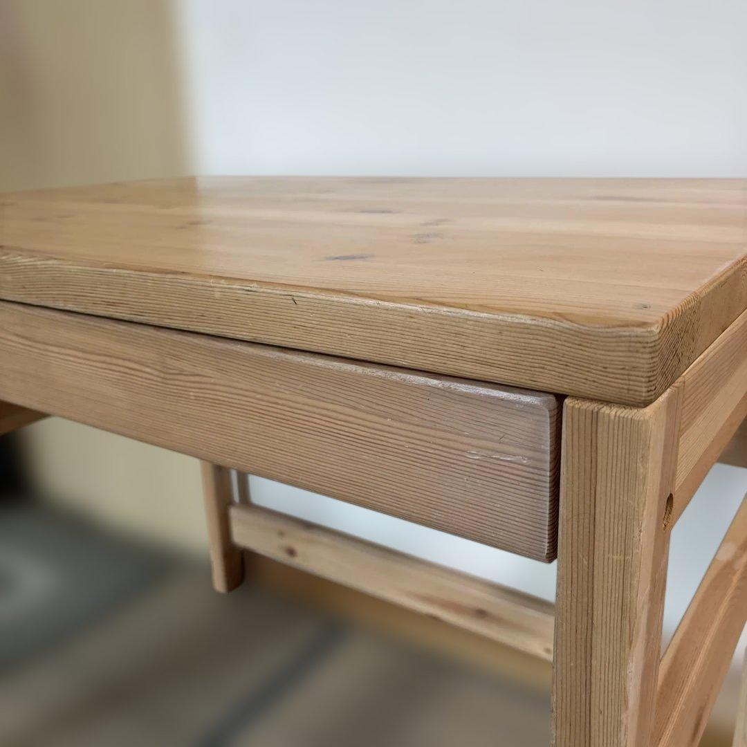 無印良品 パイン材デスク デスクワゴンセット2