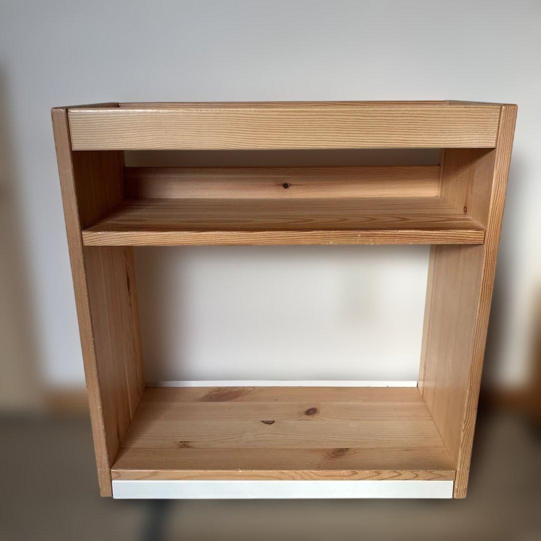 無印良品 パイン材デスク デスクワゴンセット2