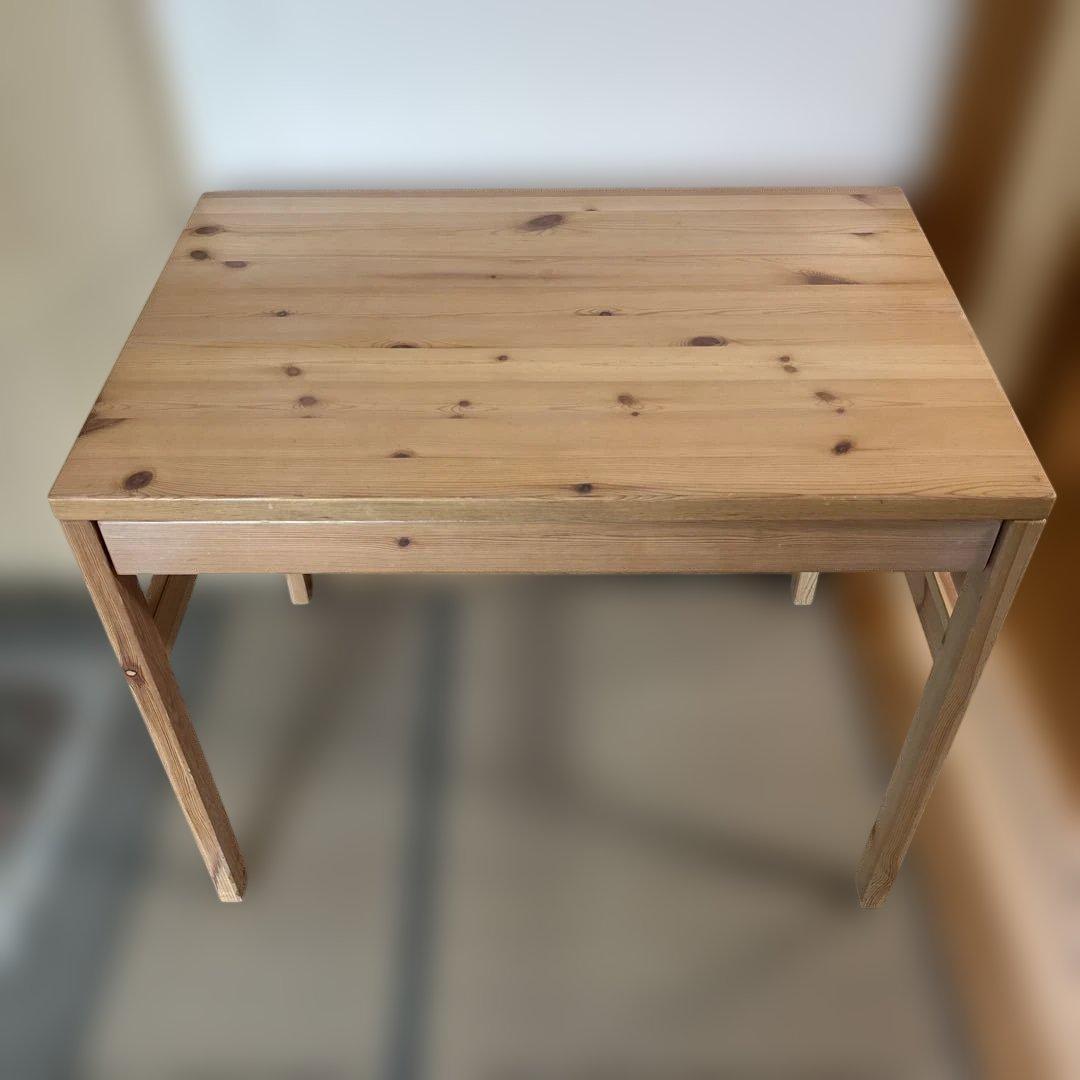 無印良品 パイン材デスク デスクワゴンセット2