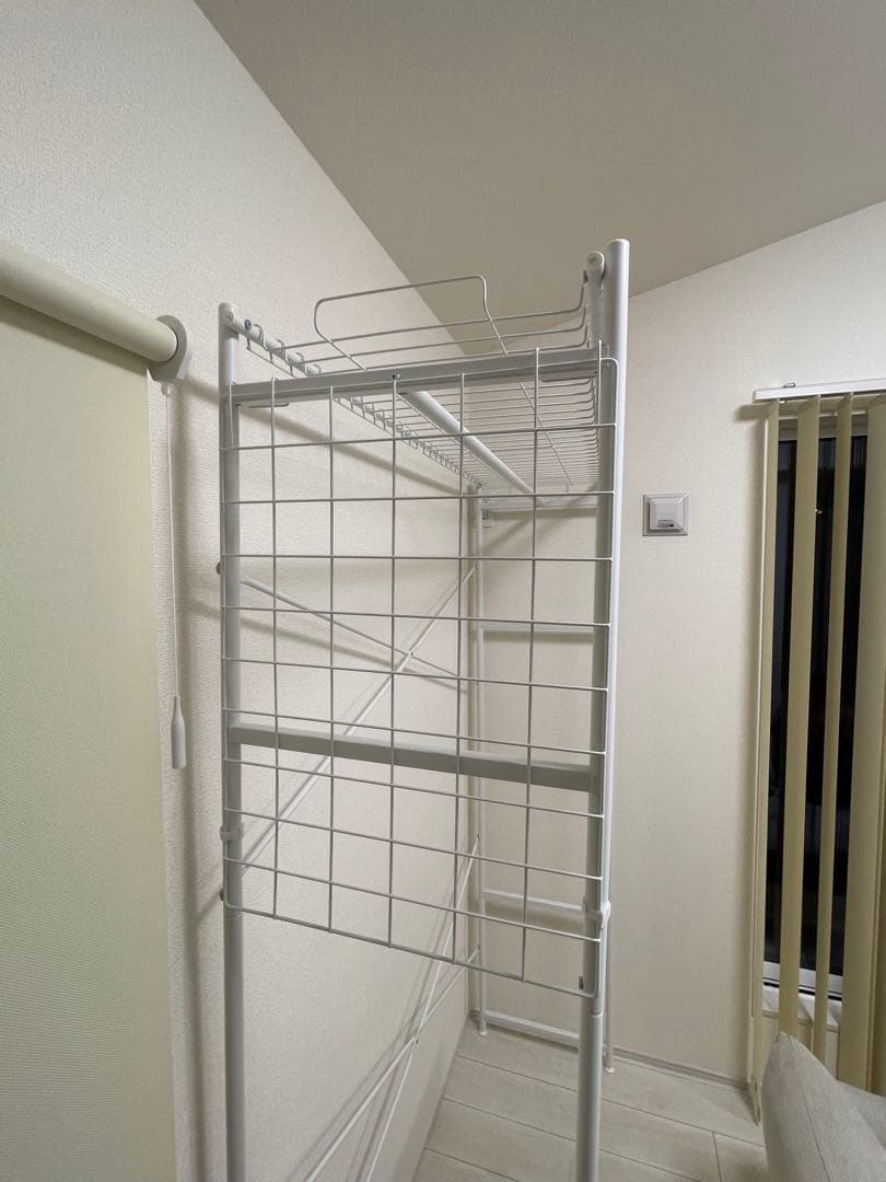 ニトリ スチール ハンガーラック シェルフ