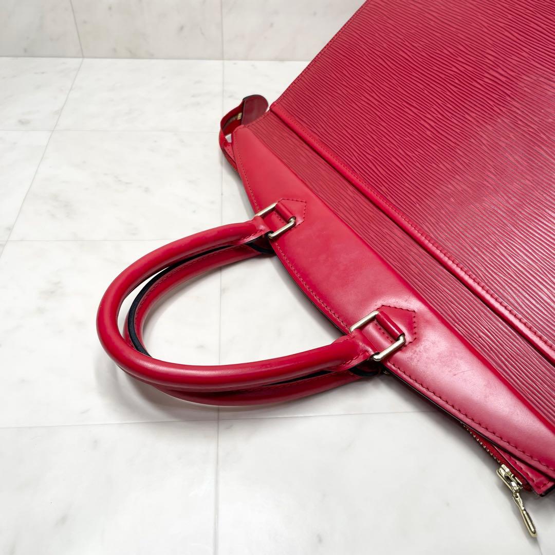ルイヴィトン　リヴィエラ　エピ　ビジネスバッグ　ハンドバッグ　外側美品　LV