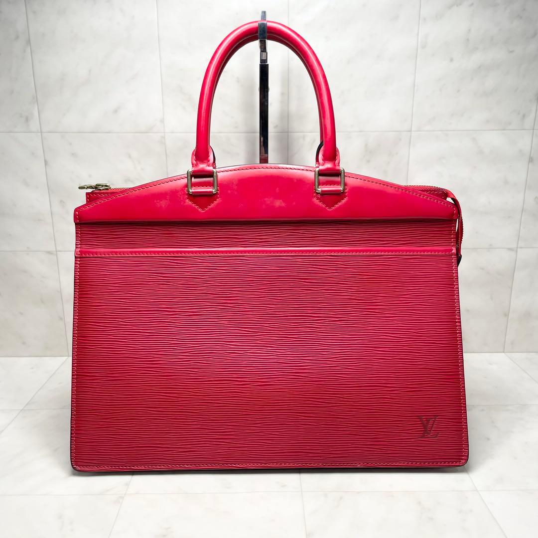 ルイヴィトン　リヴィエラ　エピ　ビジネスバッグ　ハンドバッグ　外側美品　LV