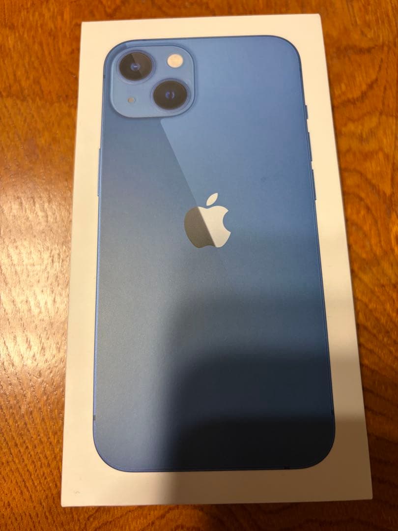 iPhone 13 128GB ブルー SIMフリー 箱有り 充電コード付き