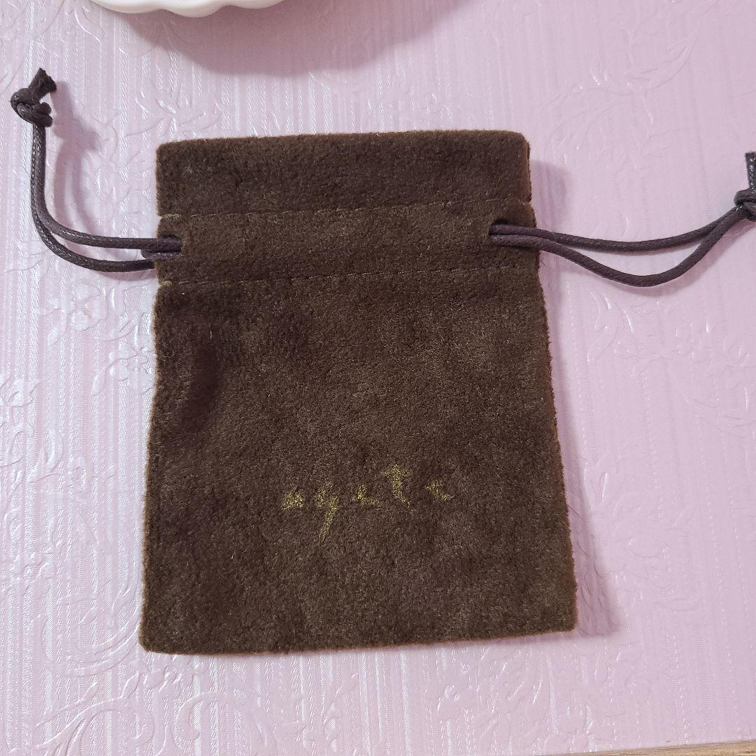 agete　アガット　K10　ピアスチャーム　チャーム　クォーツ　ピアリングにも