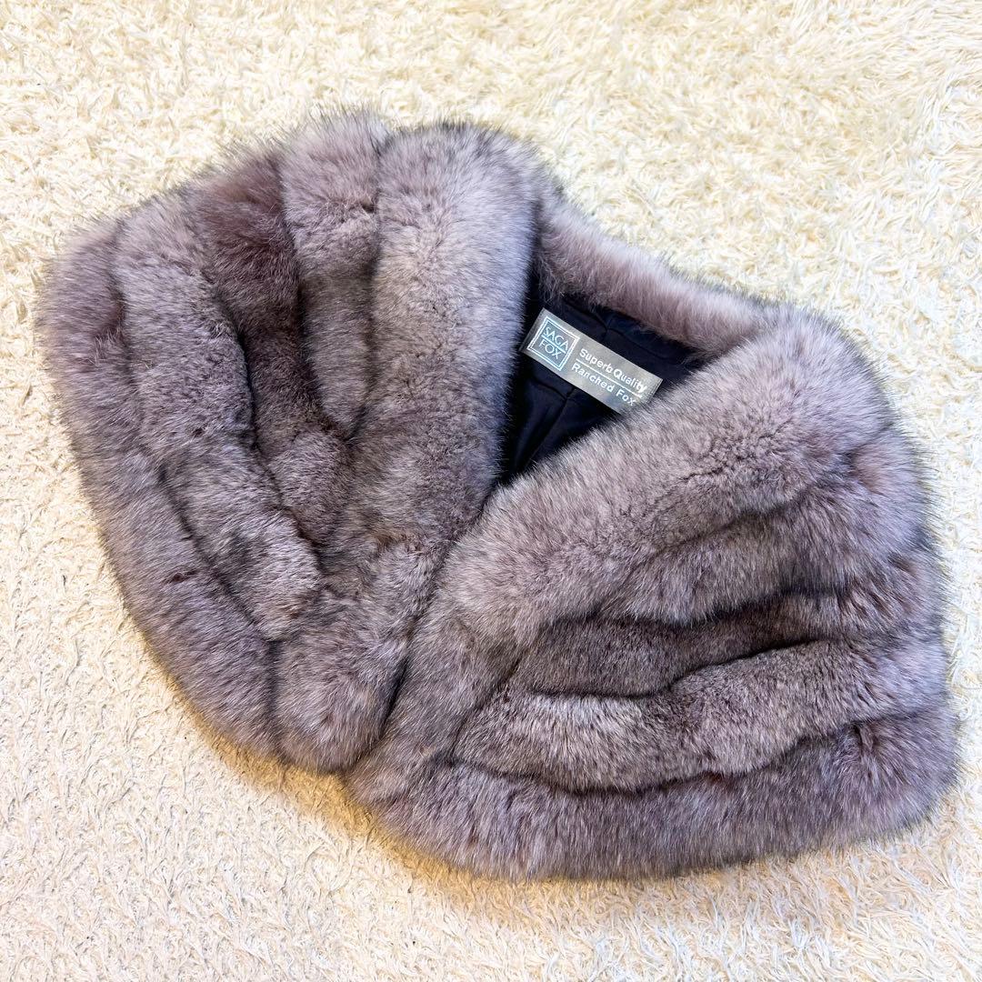 豪華絢爛✨️未使用級 SAGA FOX シルバーフォックス　ショール　成人式