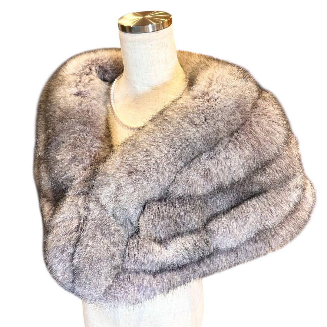 豪華絢爛✨️未使用級 SAGA FOX シルバーフォックス　ショール　成人式