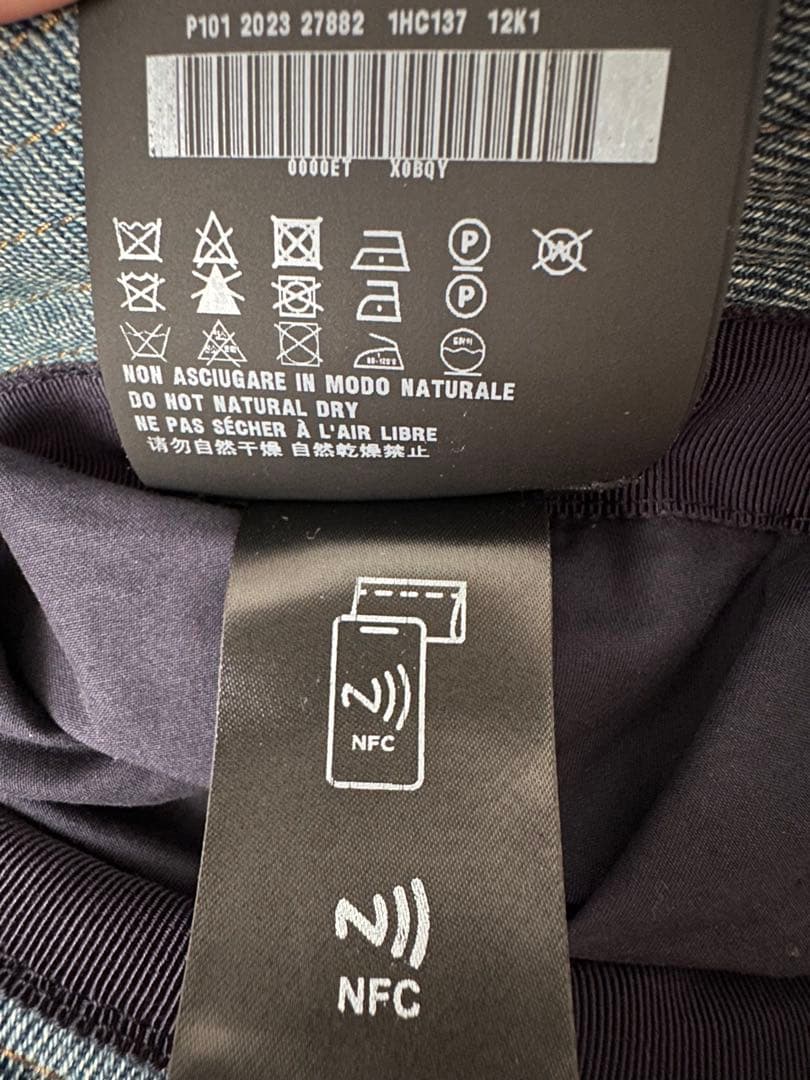 PRADA デニム風 バケットハット レディースMサイズ