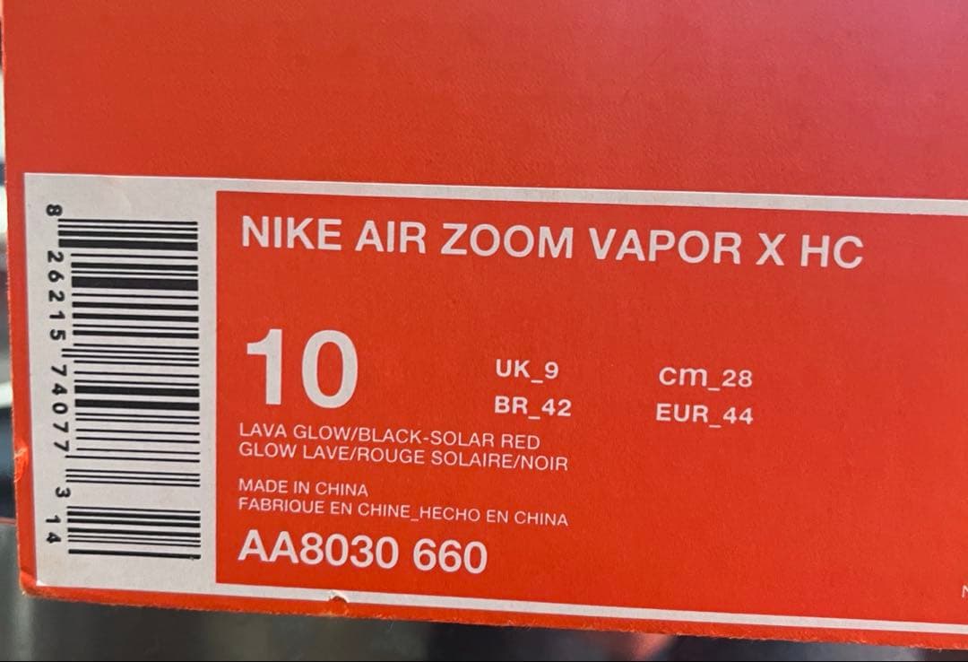 新品未使用　NIKE X AIR ZOOM VAPOR X ロジャー フェデラー