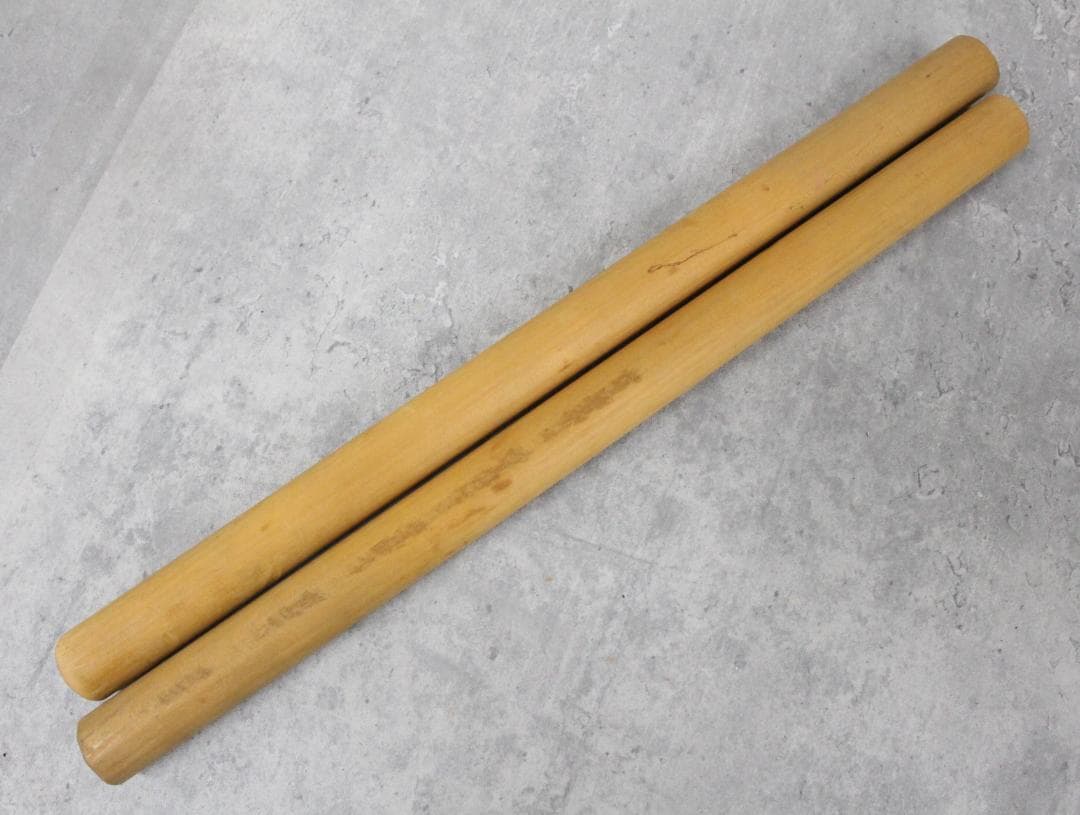 ▲岡田屋太鼓店 平太鼓 固定台・バチ付き 直径約39㎝ 和楽器 打楽器