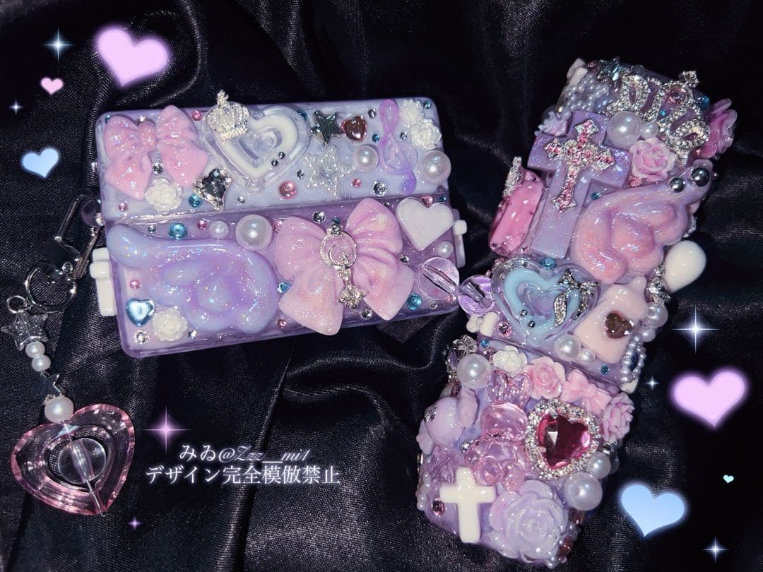 iQOSイルマワン シガレットケース デコ 量産 地雷 天使 ゆめかわ ♡現品♡