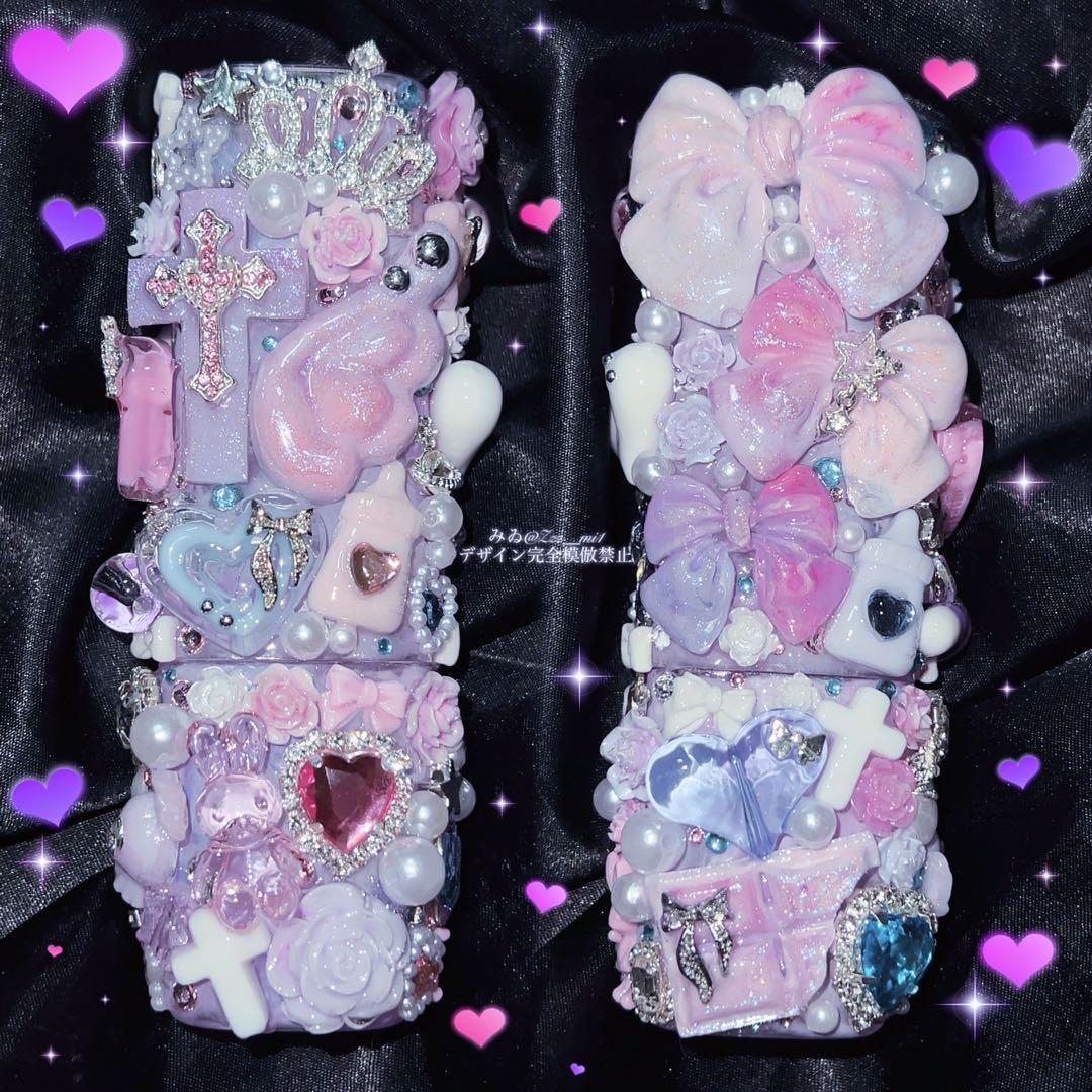 iQOSイルマワン シガレットケース デコ 量産 地雷 天使 ゆめかわ ♡現品♡