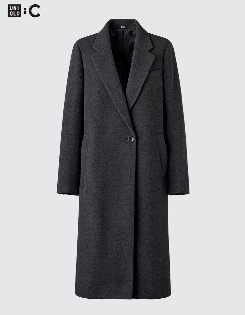 UNIQLO C ロングコート　グレー