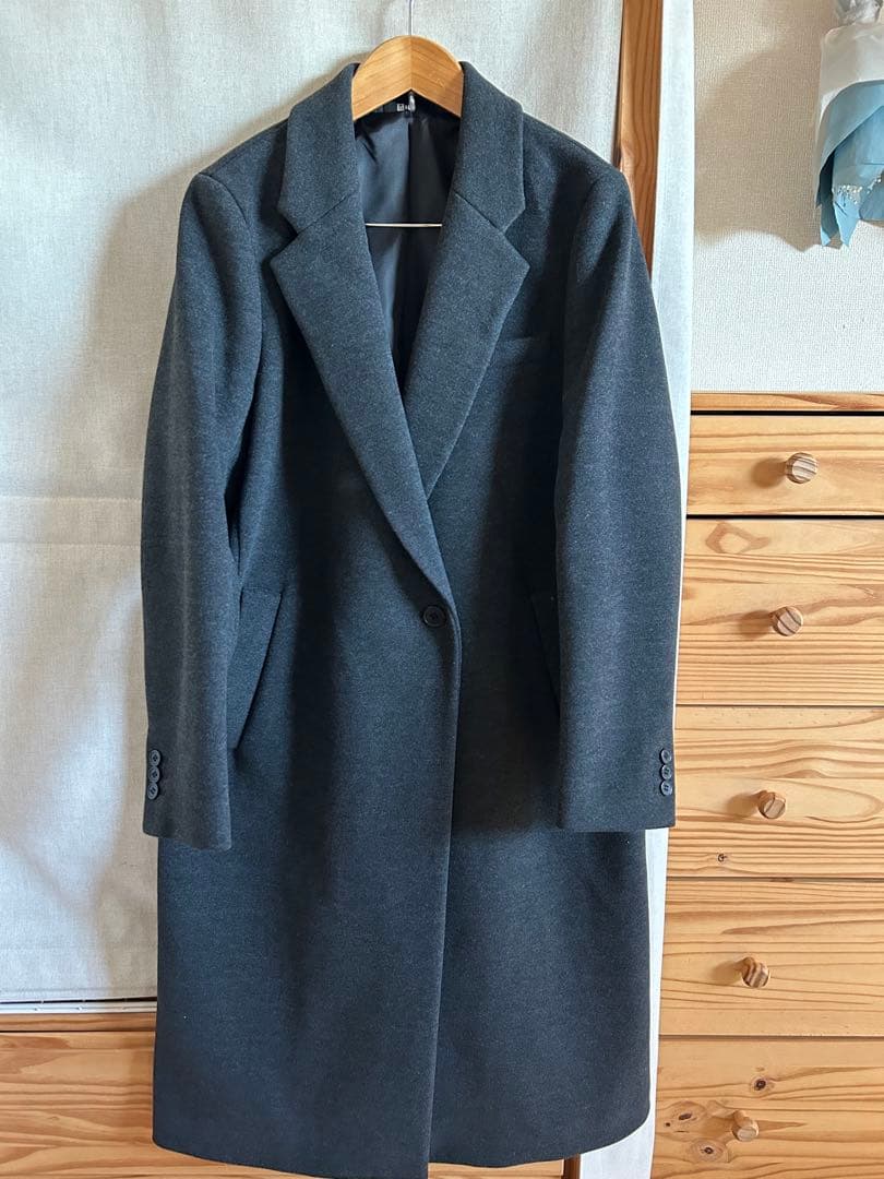 UNIQLO C ロングコート　グレー