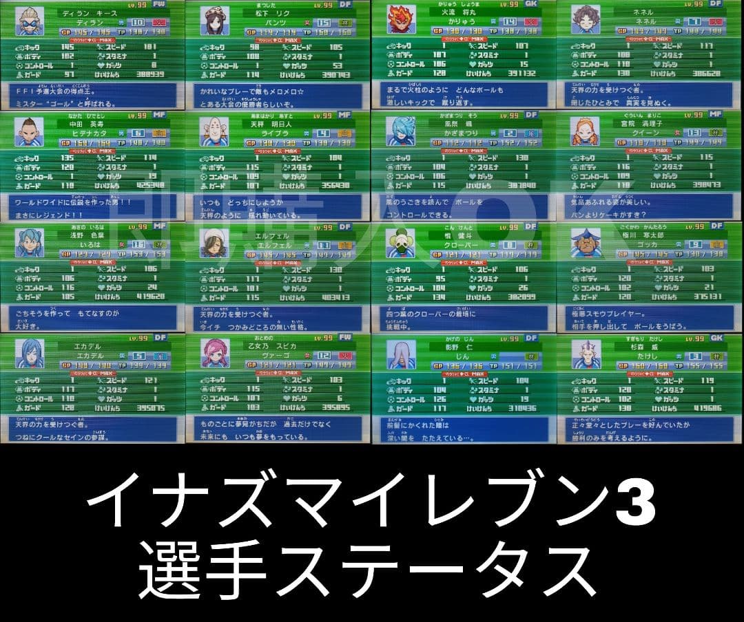 イナズマイレブン　1・2・3 円堂守伝説　3DS 　イナイレ123
