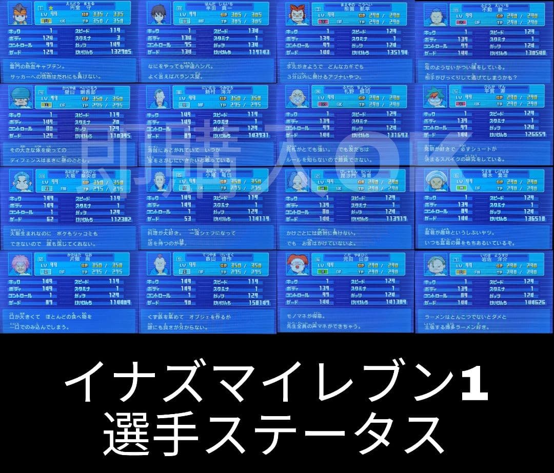 イナズマイレブン　1・2・3 円堂守伝説　3DS 　イナイレ123
