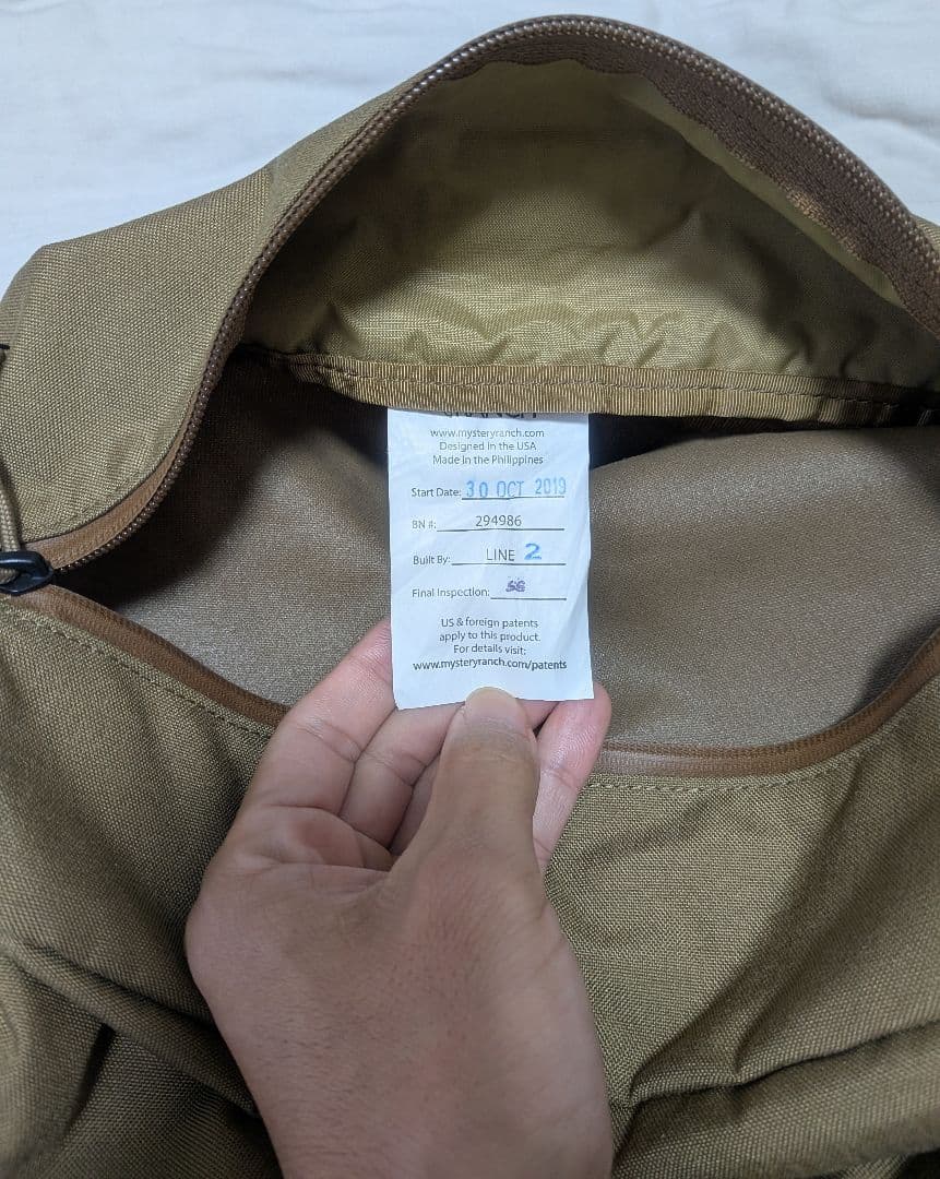 ★ミステリーランチ　ウルトラライト　デイパック　リッド★