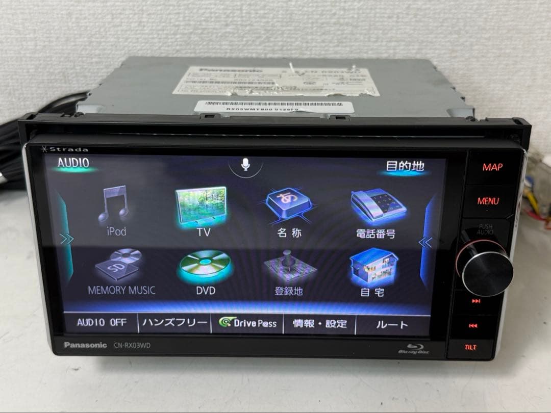Panasonic パナソニック CN-RX03WD カーナビ データ2016年