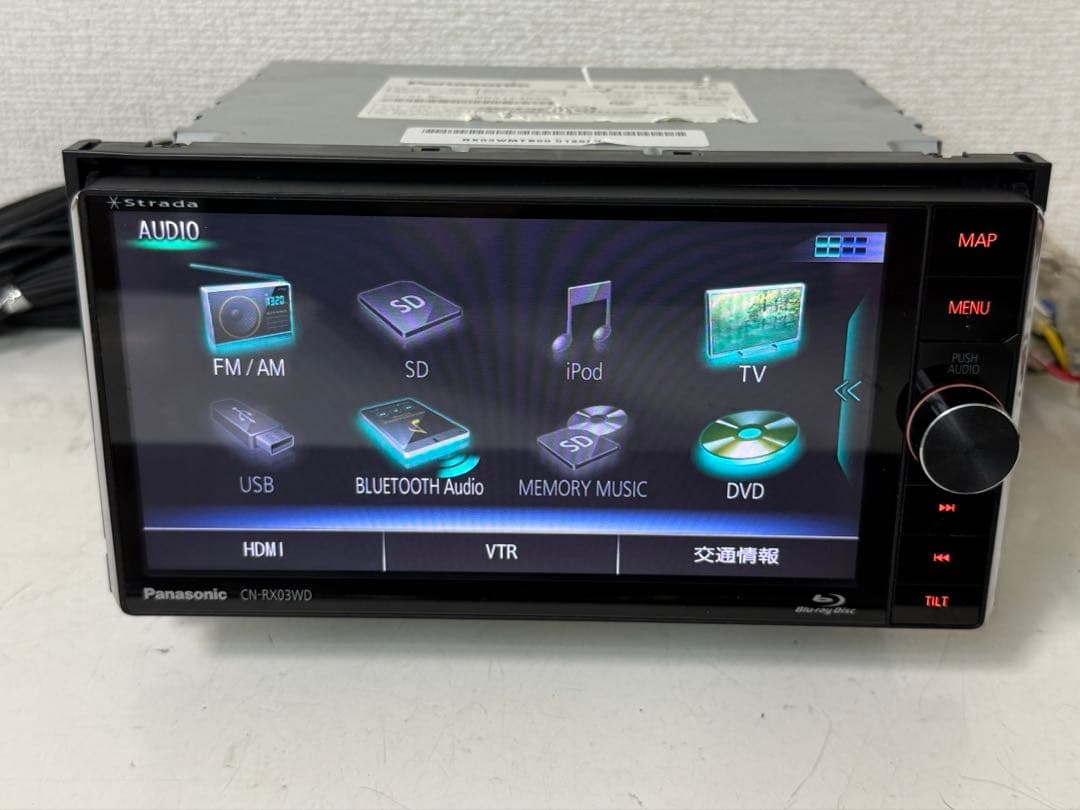 Panasonic パナソニック CN-RX03WD カーナビ データ2016年