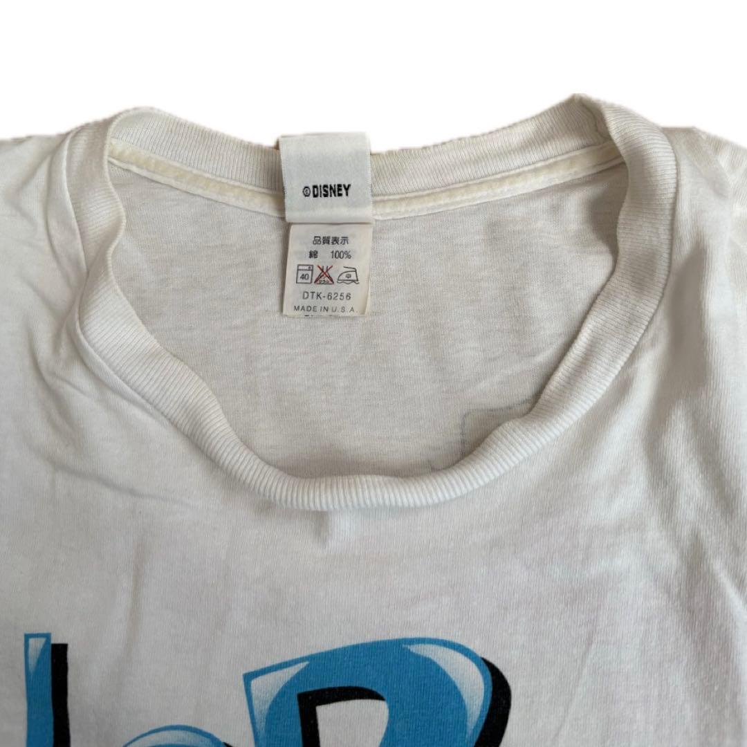 90s disney vintageミッキー ミニー 両面 ロンT