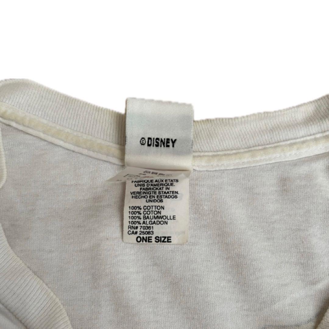 90s disney vintageミッキー ミニー 両面 ロンT