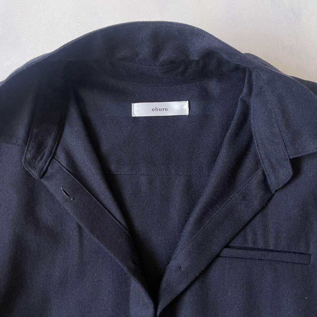 2024 エブール ウールカシミアポプリン リボンタイワンピース 定価10.8万