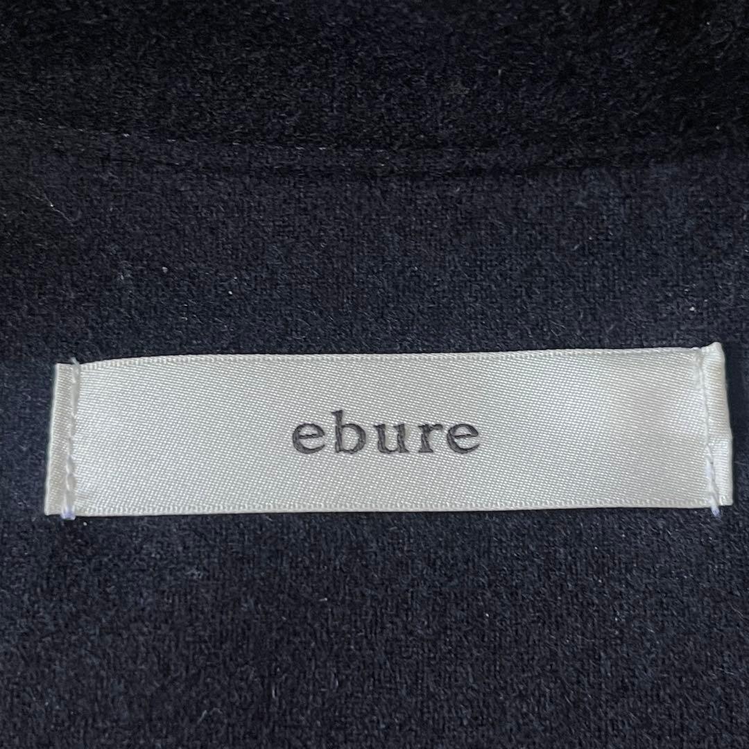 2024 エブール ウールカシミアポプリン リボンタイワンピース 定価10.8万