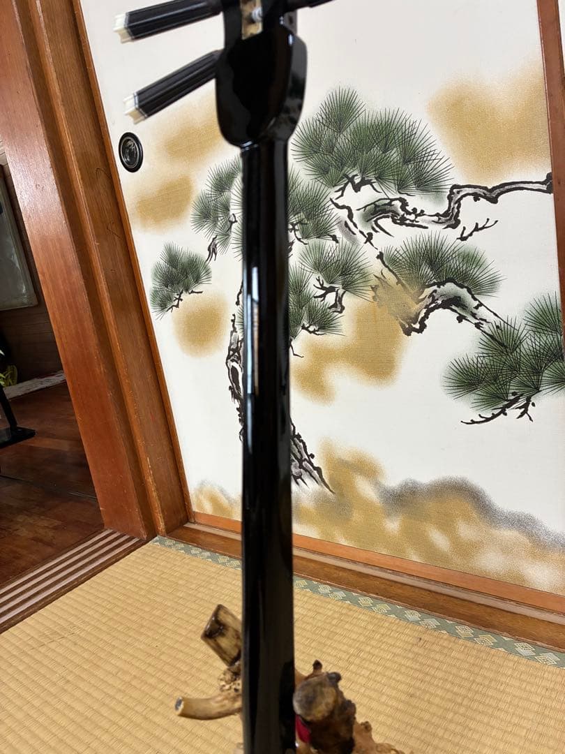 沖縄三線！貴重！知念大工型！本蛇皮！本張り！【一枚張り】⑤⑨