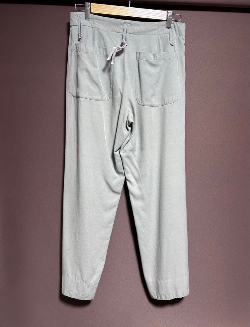 00s Giorgio Armani シルク100％ ワイドトラウザー