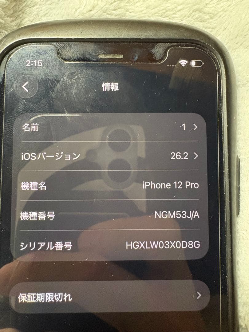 Apple iPhone 12 Pro グラファイト