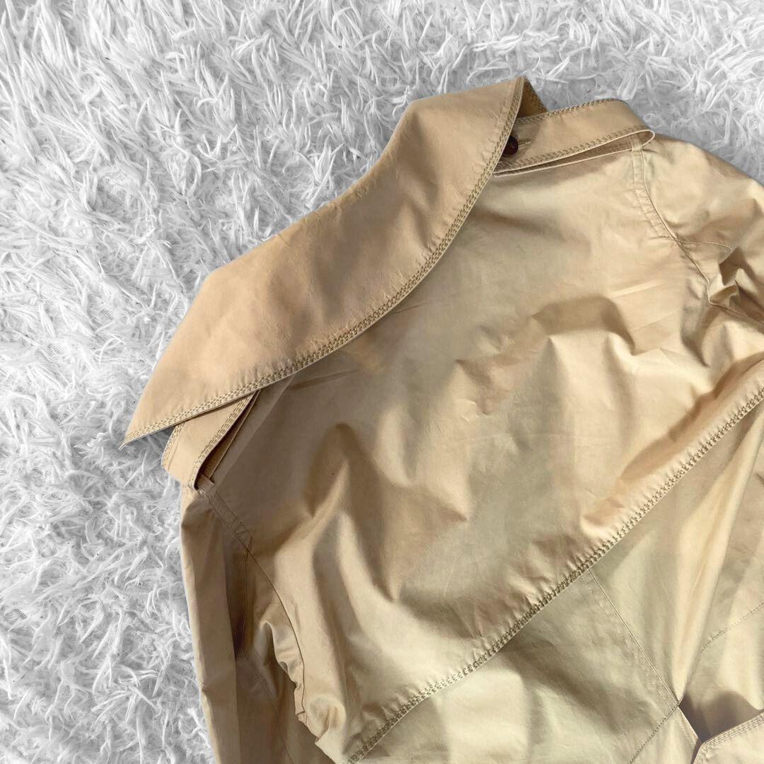 CELINE ヴィンテージ トレンチコート ダブル ベルト L ベージュ 馬車柄