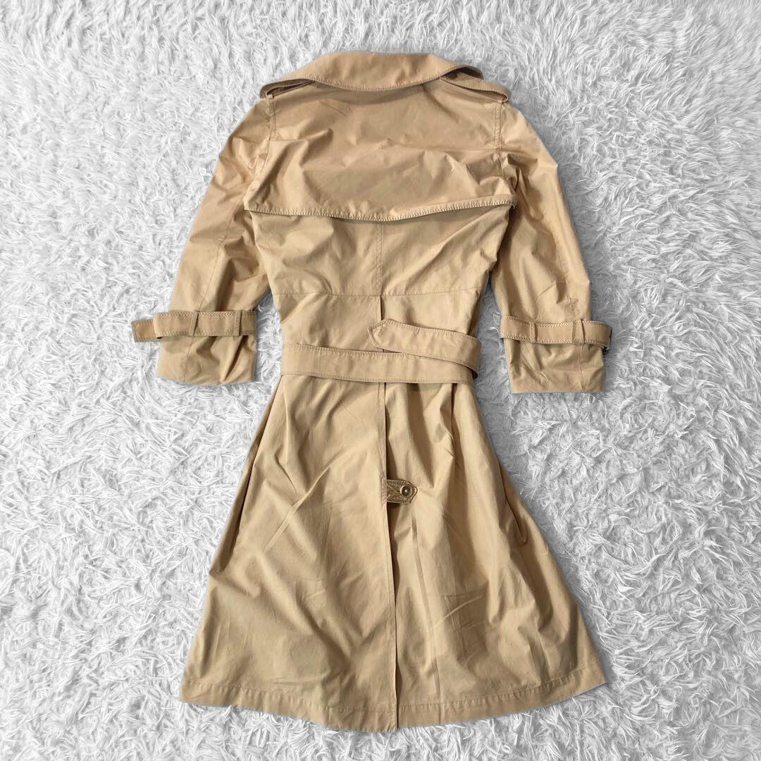 CELINE ヴィンテージ トレンチコート ダブル ベルト L ベージュ 馬車柄