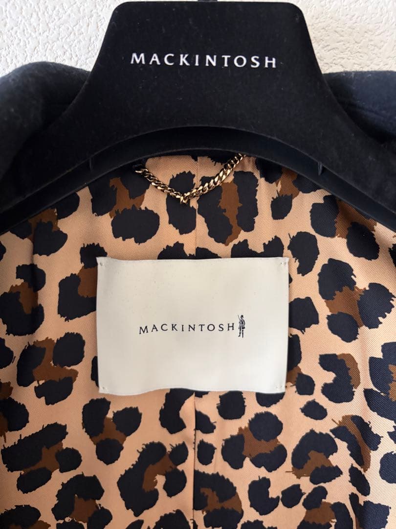 【未使用】マッキントッシュ ハンビー レオパード 4 ネイビー