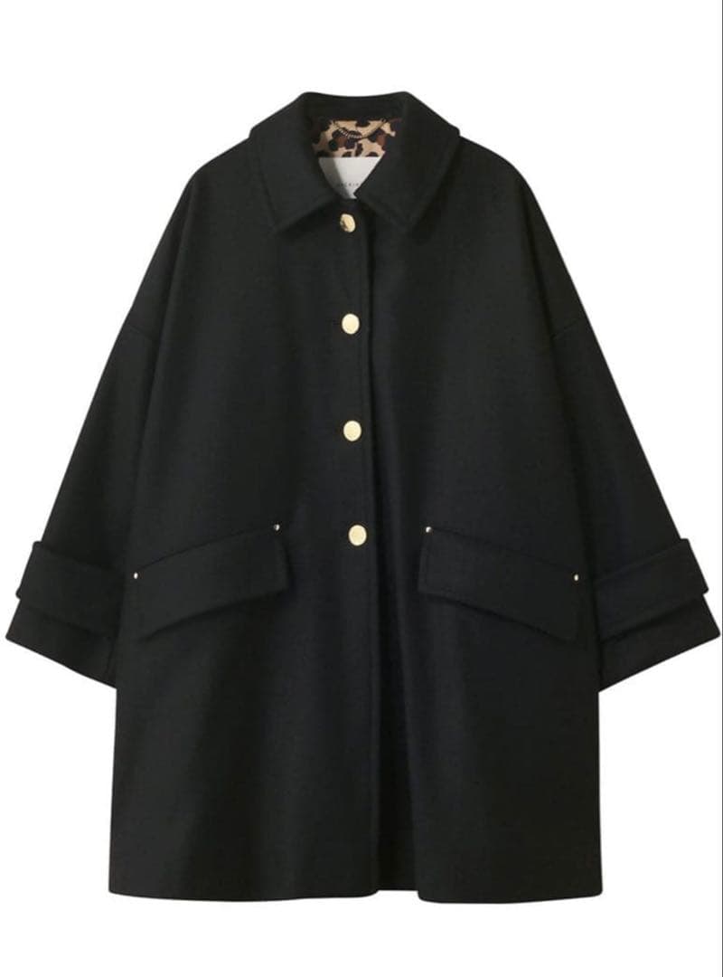 【未使用】マッキントッシュ ハンビー レオパード 4 ネイビー