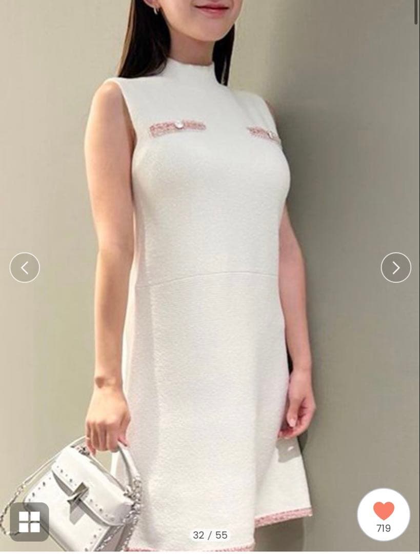 CELFORD（セルフォード)トリムミニニットワンピースセット限定カラー36