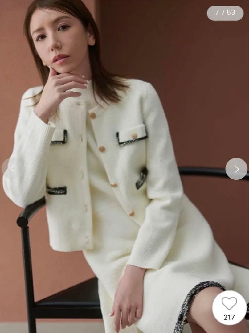 CELFORD（セルフォード)トリムミニニットワンピースセット限定カラー36