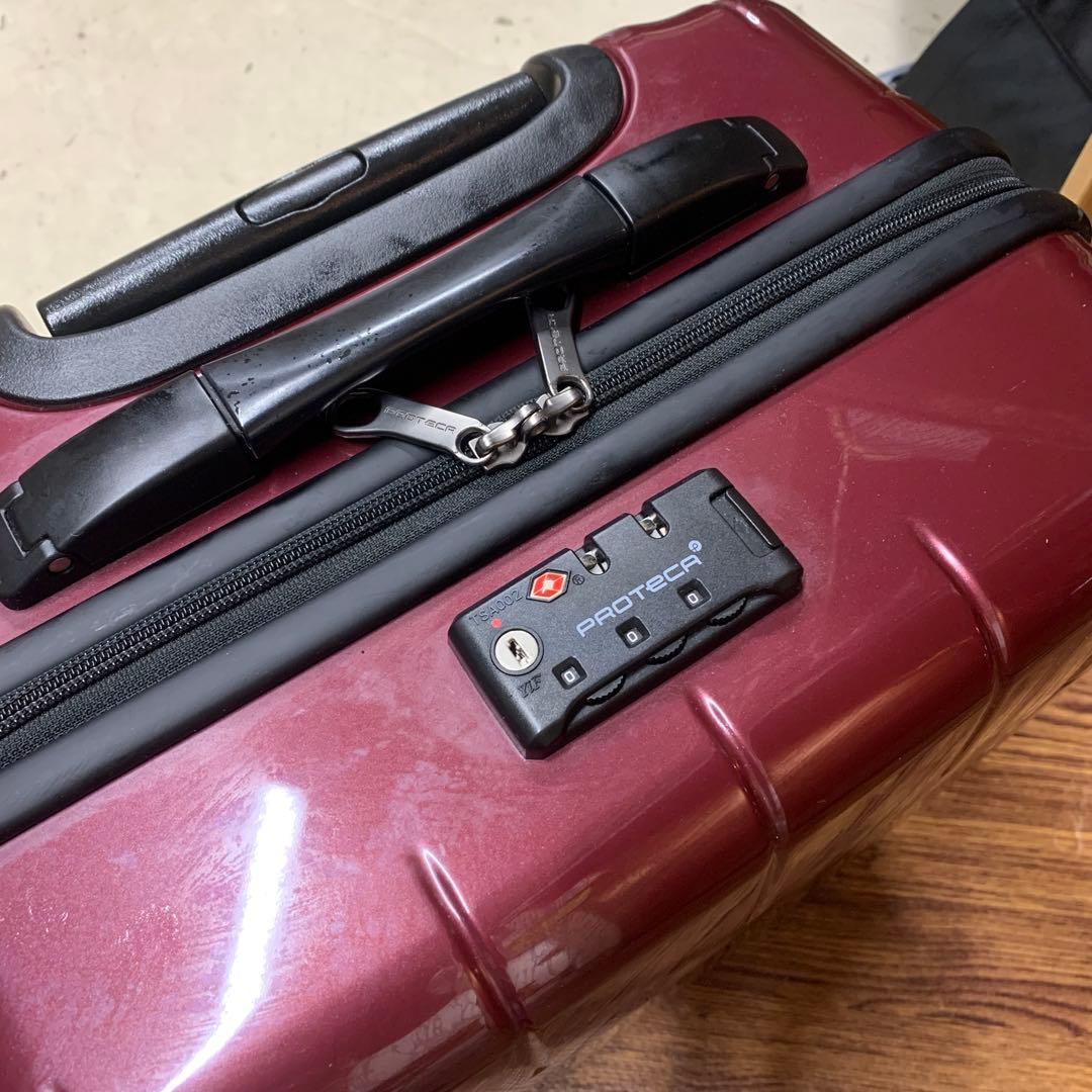 プロテカ　キャリーケース　ディープレッド