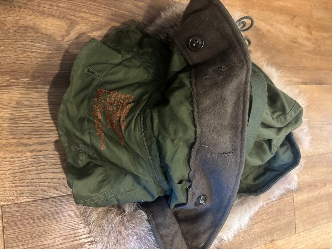 米軍　m-65 フィッシュテールパーカー　フード