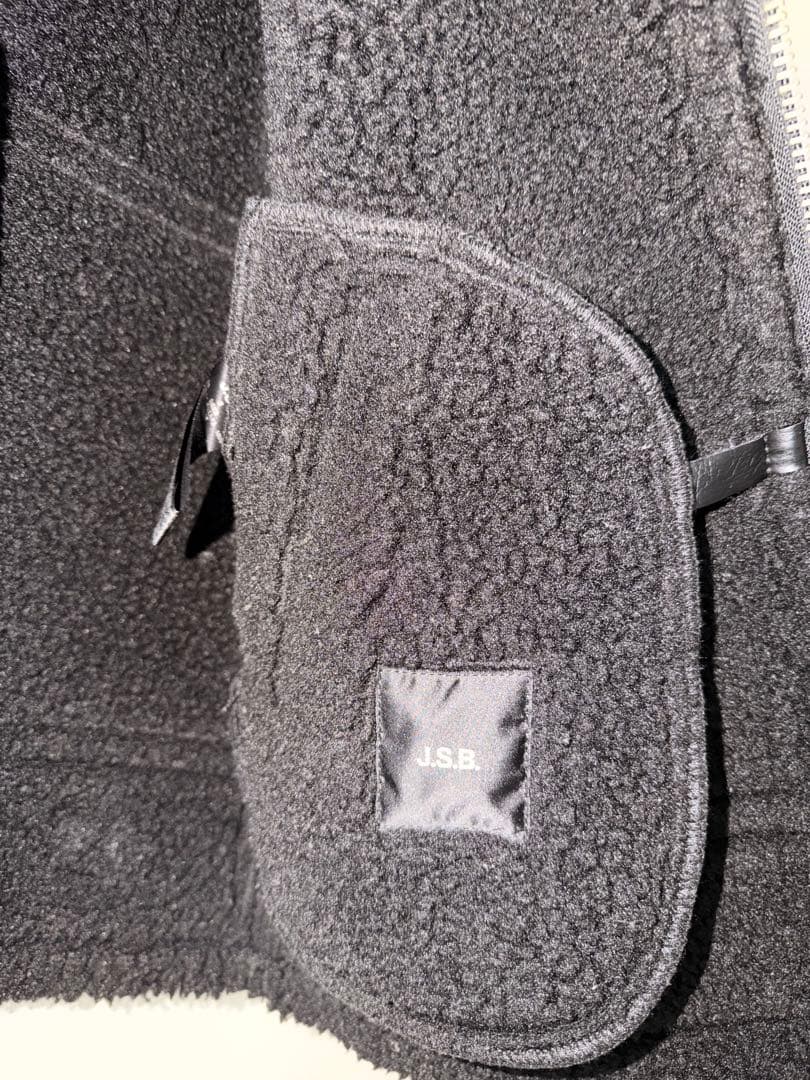 ブラックレザーMA-1ジャケットJSB