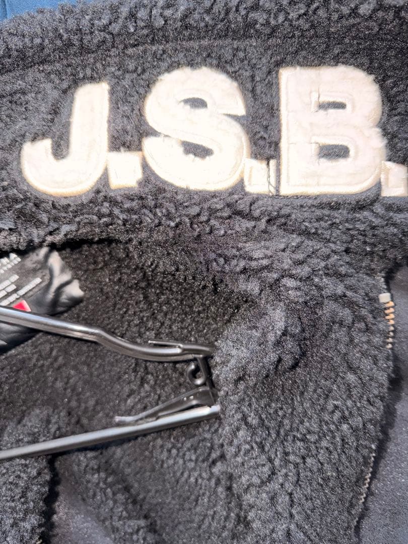 ブラックレザーMA-1ジャケットJSB