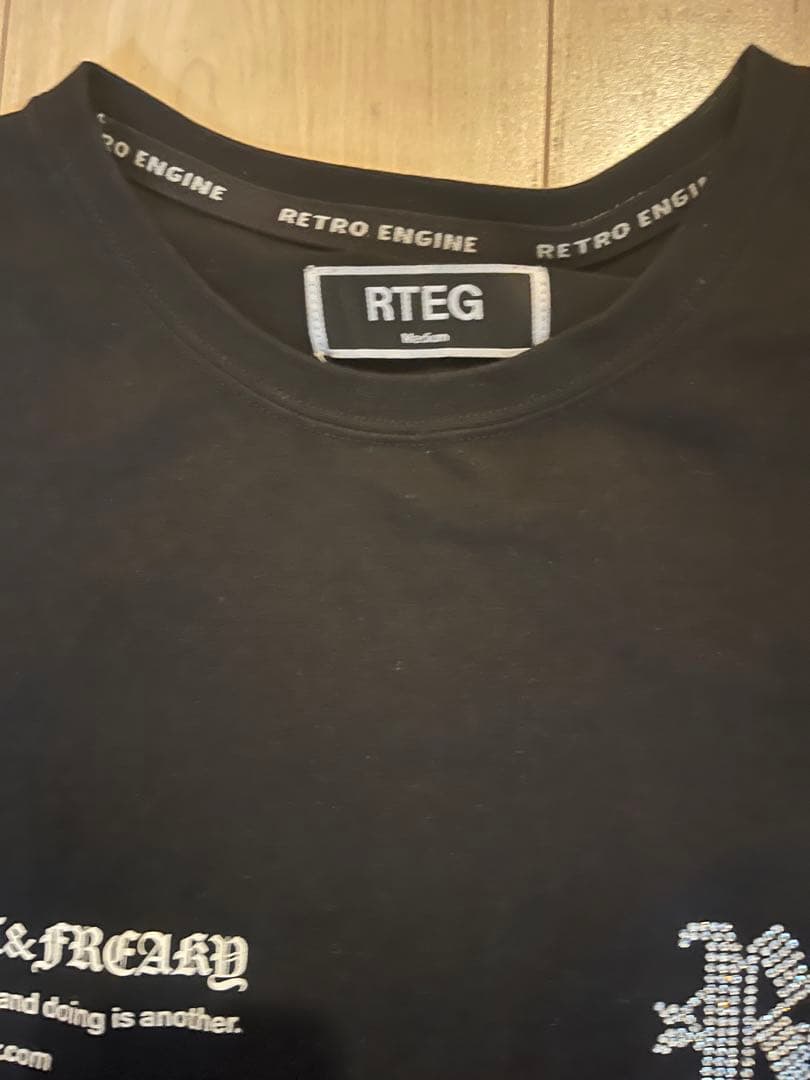 アダムスジャグラー　ラインストーン　ロンT