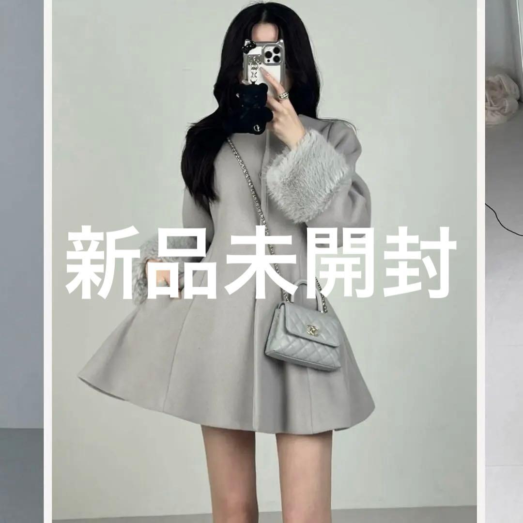 ダーリッチ ウエストベルトメルトンコート 新品未開封 お値下げ中