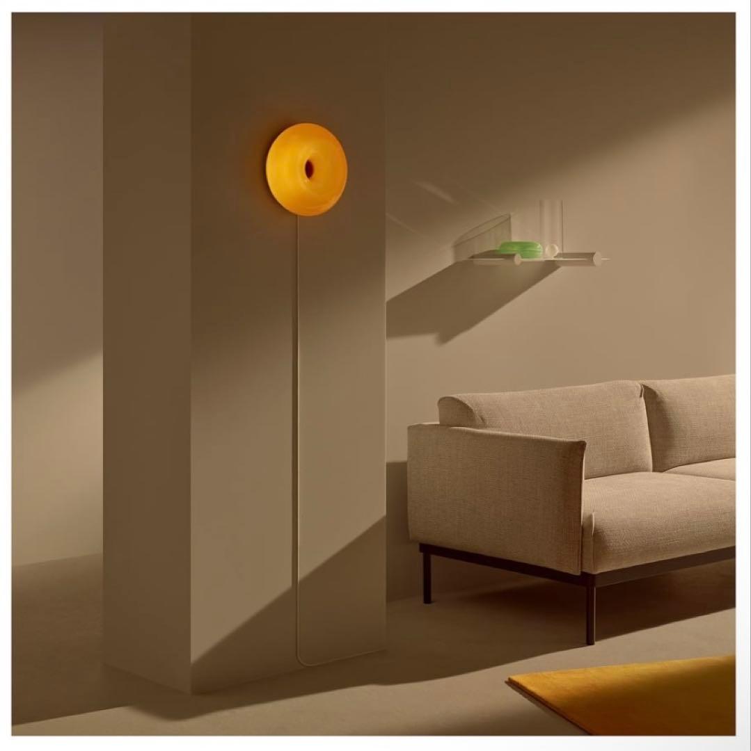 【新品・未使用・未開封】IKEA 正規品 オレンジ ドーナツ型ランプ2灯セット