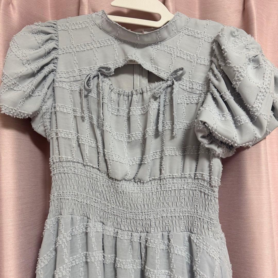 ❤*︎様 Rosé Muse Jacquard check dressグレー