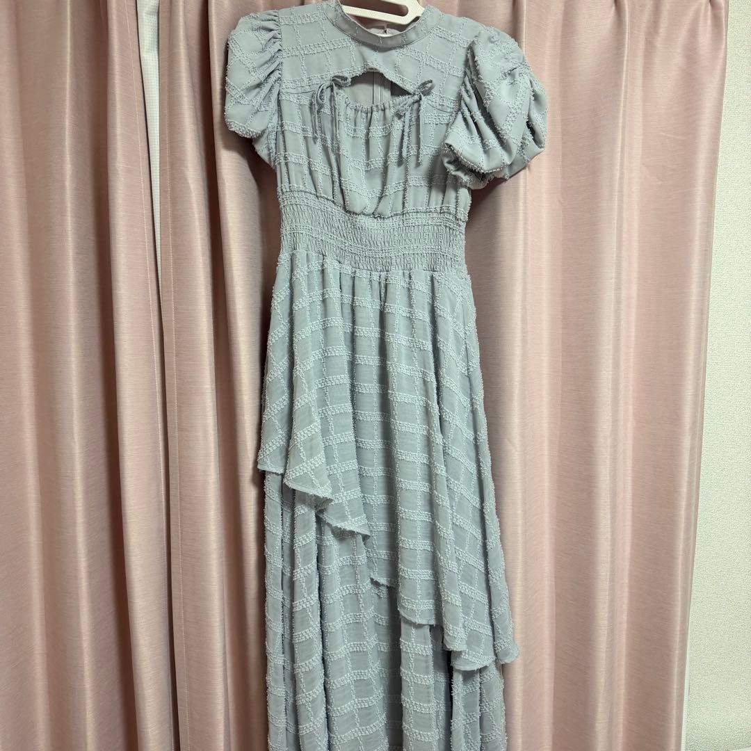 ❤*︎様 Rosé Muse Jacquard check dressグレー