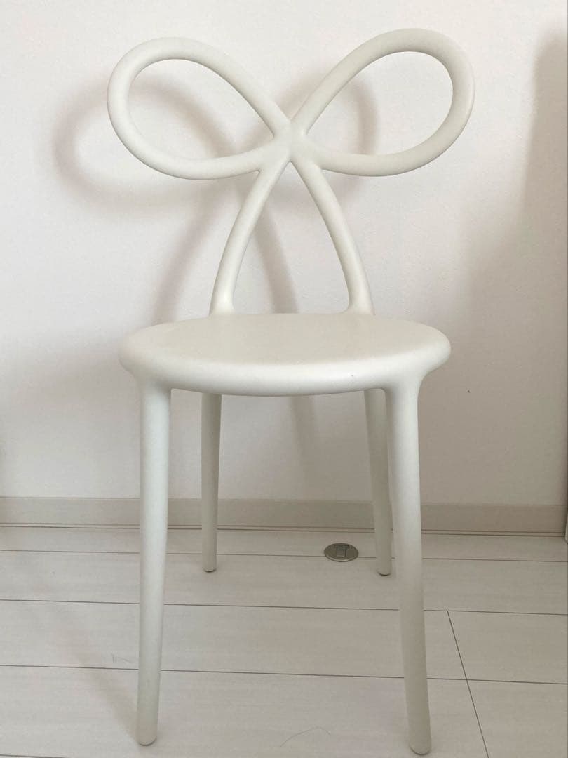francfranc̈❁*リボンチェアホワイト