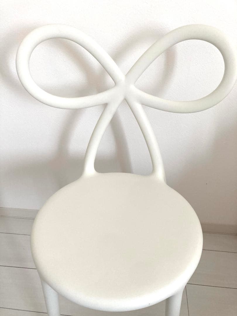 francfranc̈❁*リボンチェアホワイト